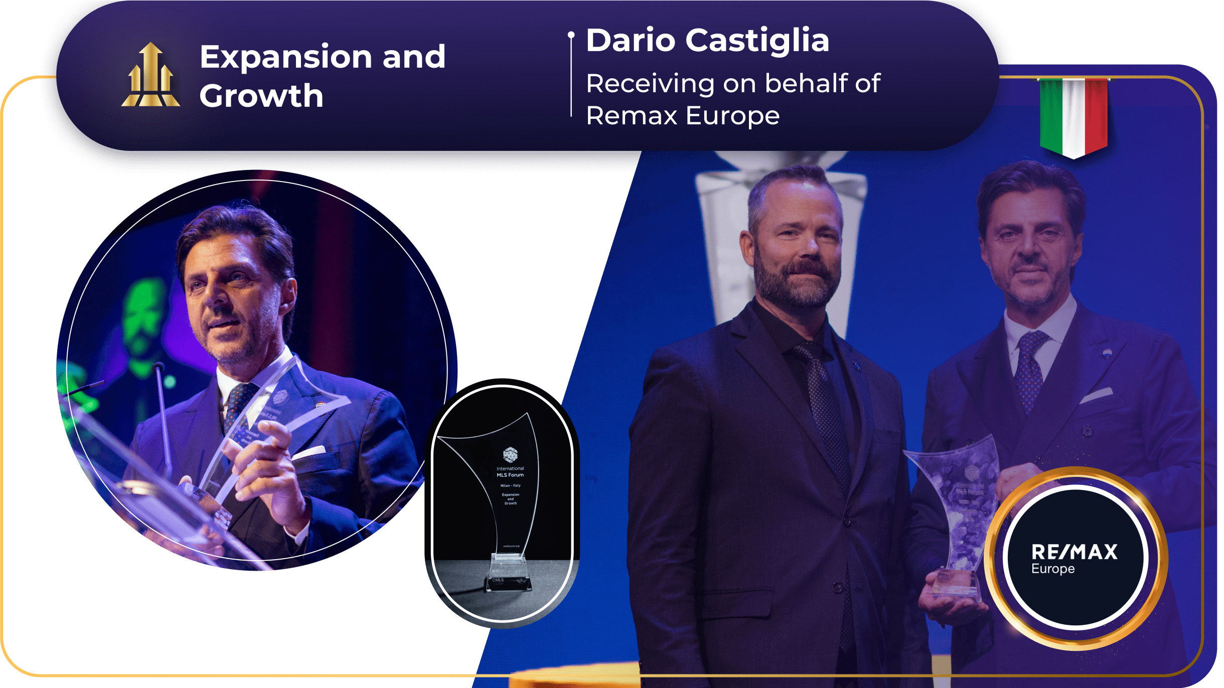 Dario Castiglia - Receiving on behalf of Remax Europe